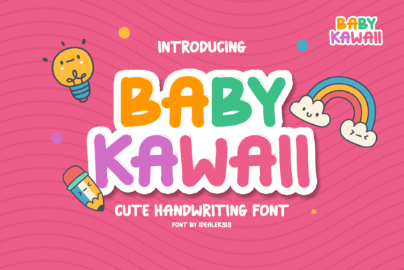 Baby Kawaii: A Playful Display Font for Joyful Design