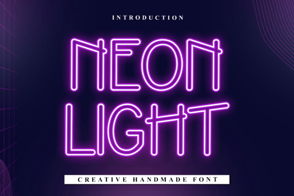 Neon Light: The High-Energy Display Font for Modern Design