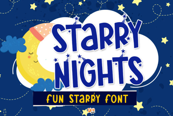 Starry Nights: A Dynamic Font for Modern Design