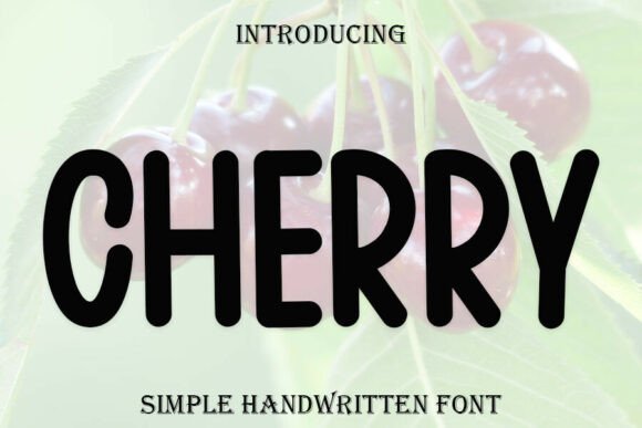 The Cherry Font: A Sweet Spot in Modern Graphic Design