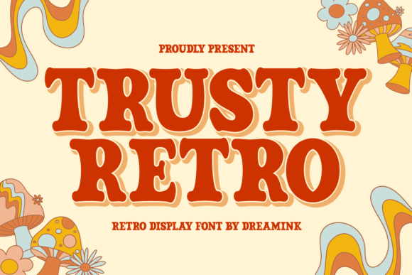 Trusty Retro: A Charming Display Font for Modern Design