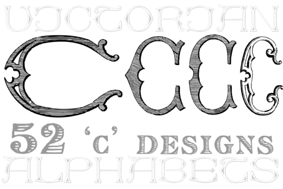Victorian Alphabets C: A Timeless Font for Modern Design
