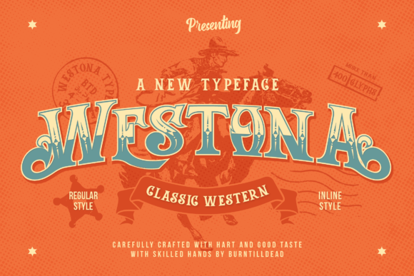Westona: A Bold Typeface for Vintage Western Design